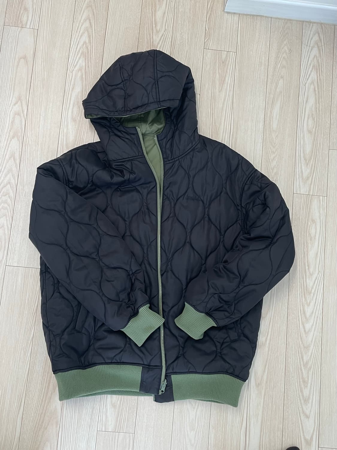 x-girl 리버시블 후드 숏패딩 상품이미지6