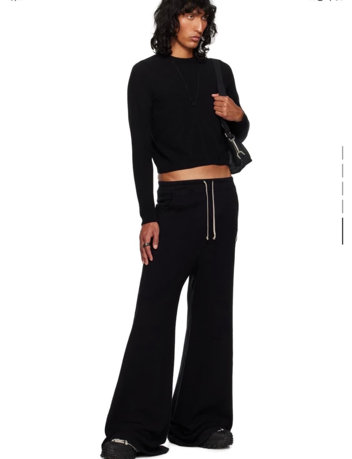 릭오웬스 몽클레어 벨라 드로스트링 코튼 팬츠 상품이미지1