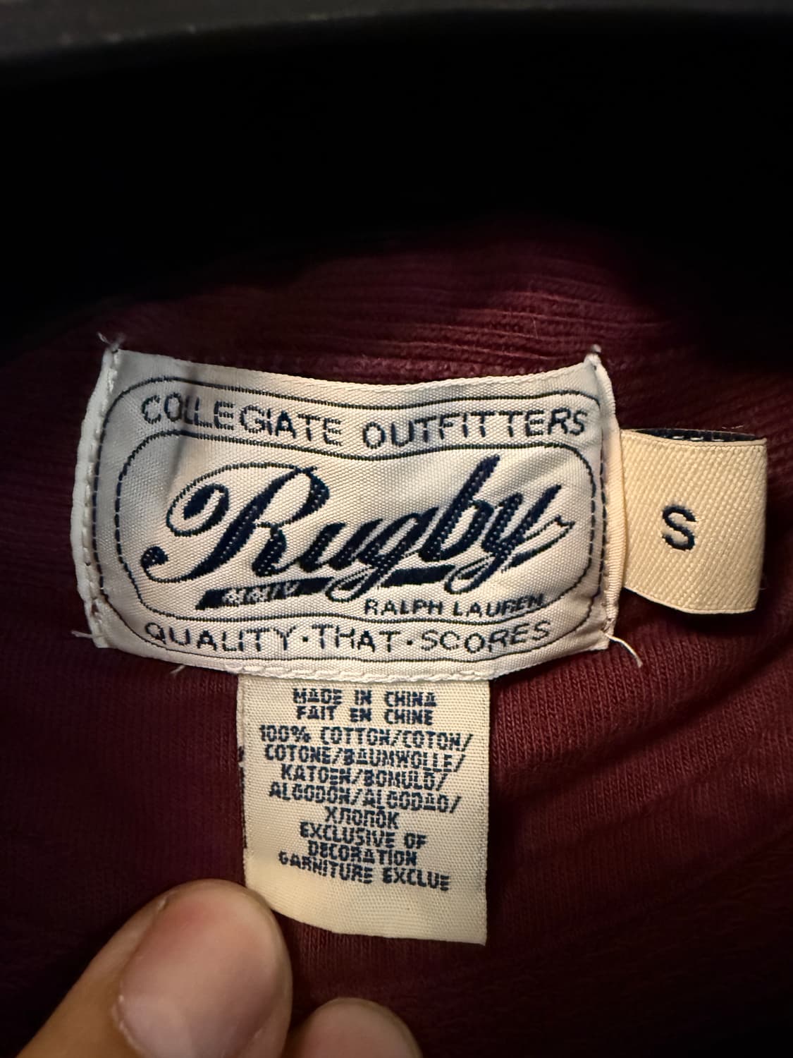 랄프로렌 럭비 숄카라 가디건 s 상품이미지5