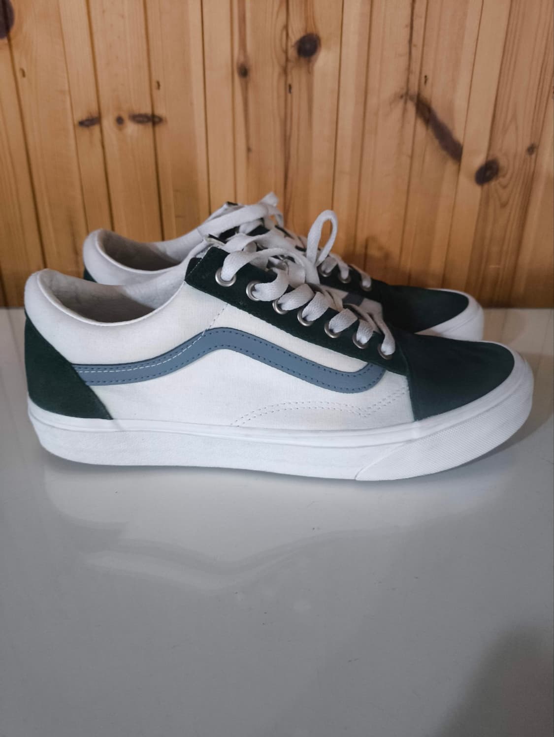 270mm 반스 올드스쿨 레더 그린  상품이미지2