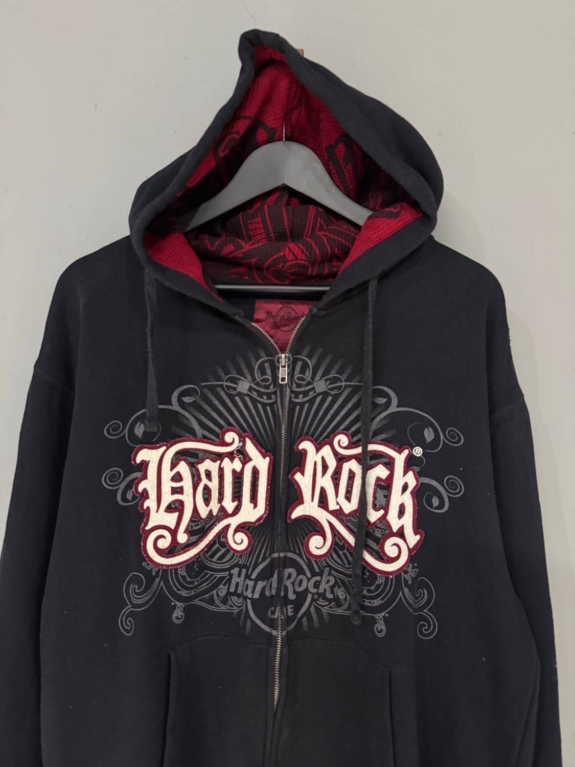 hard rock cafe lettering hood zip-up  상품이미지6