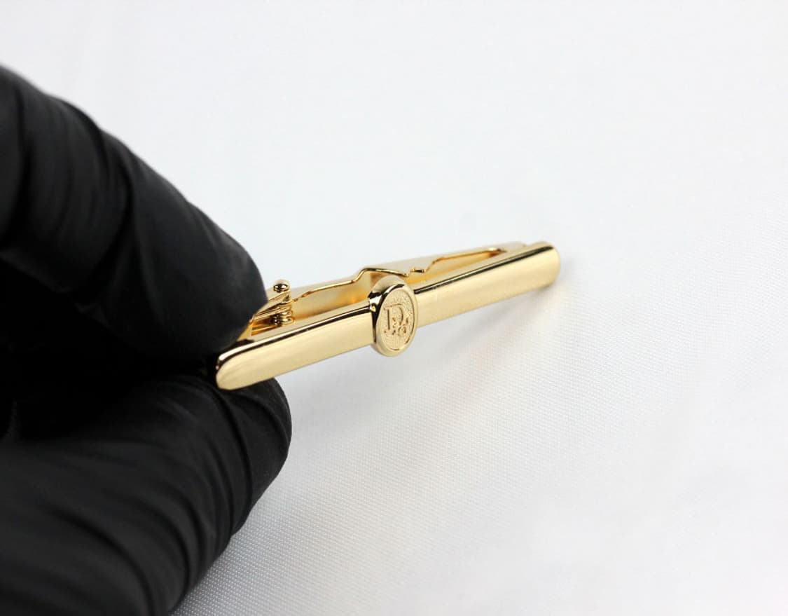 디올 A-등급 5cm 유광 남자 명품 넥타이핀 빈티지 상품이미지5