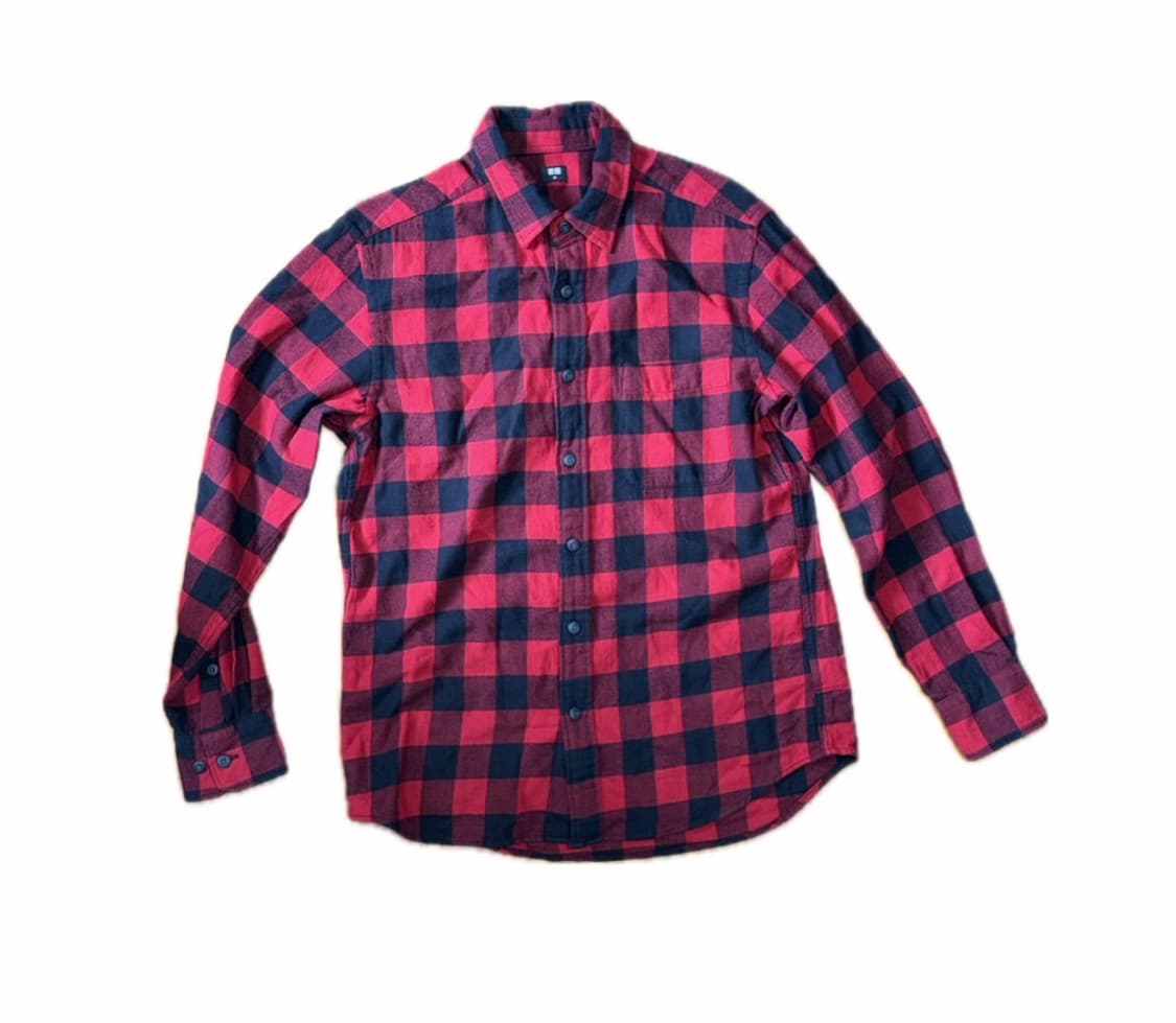 유니클로 플란넬 버팔로 체크 셔츠 상품이미지5