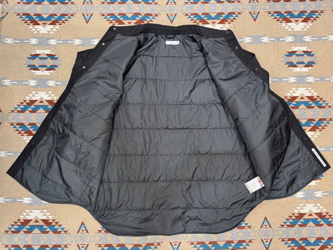 [L] 나나미카 인슐레이션 셔츠 자켓 헤더그레이 상품이미지9
