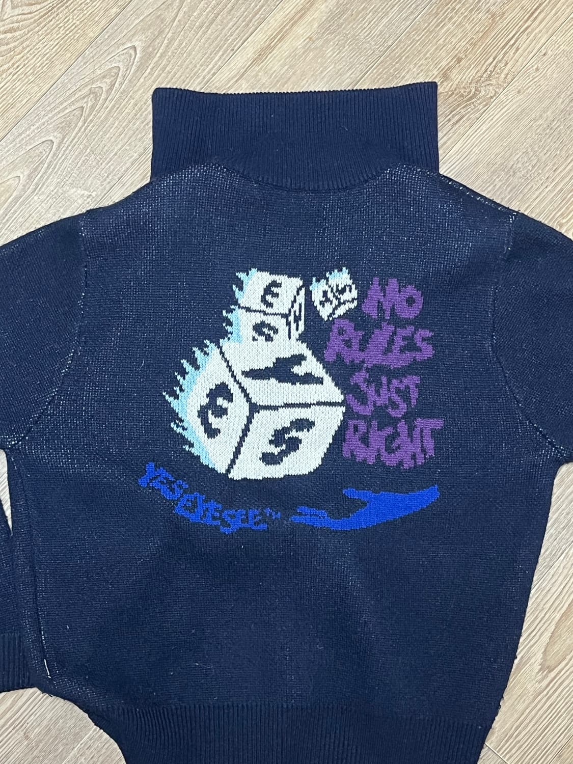 예스아이씨 니트집업 상품이미지2