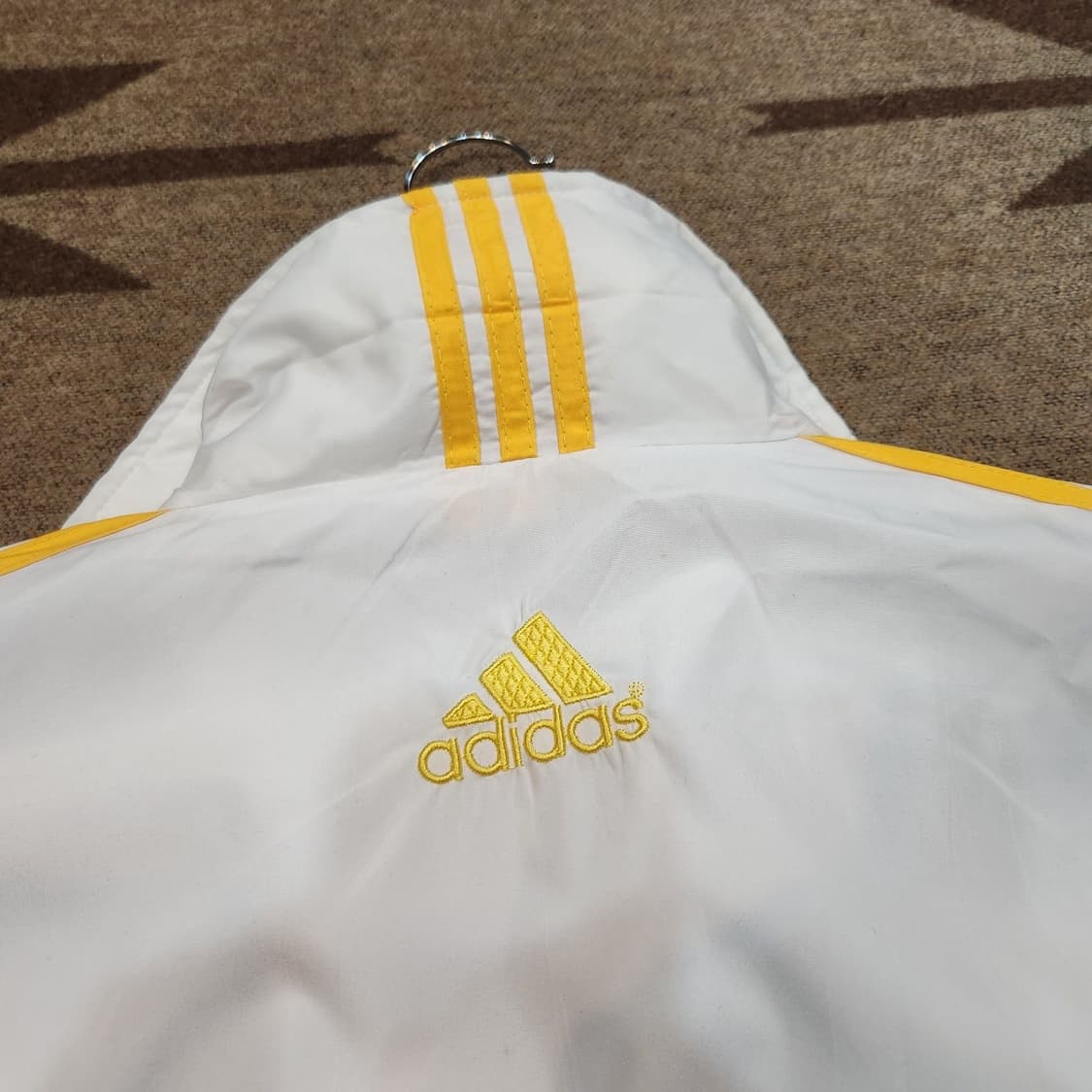 아디다스 90s 올드스쿨 바람막이 L 화이트옐로우 상품이미지4