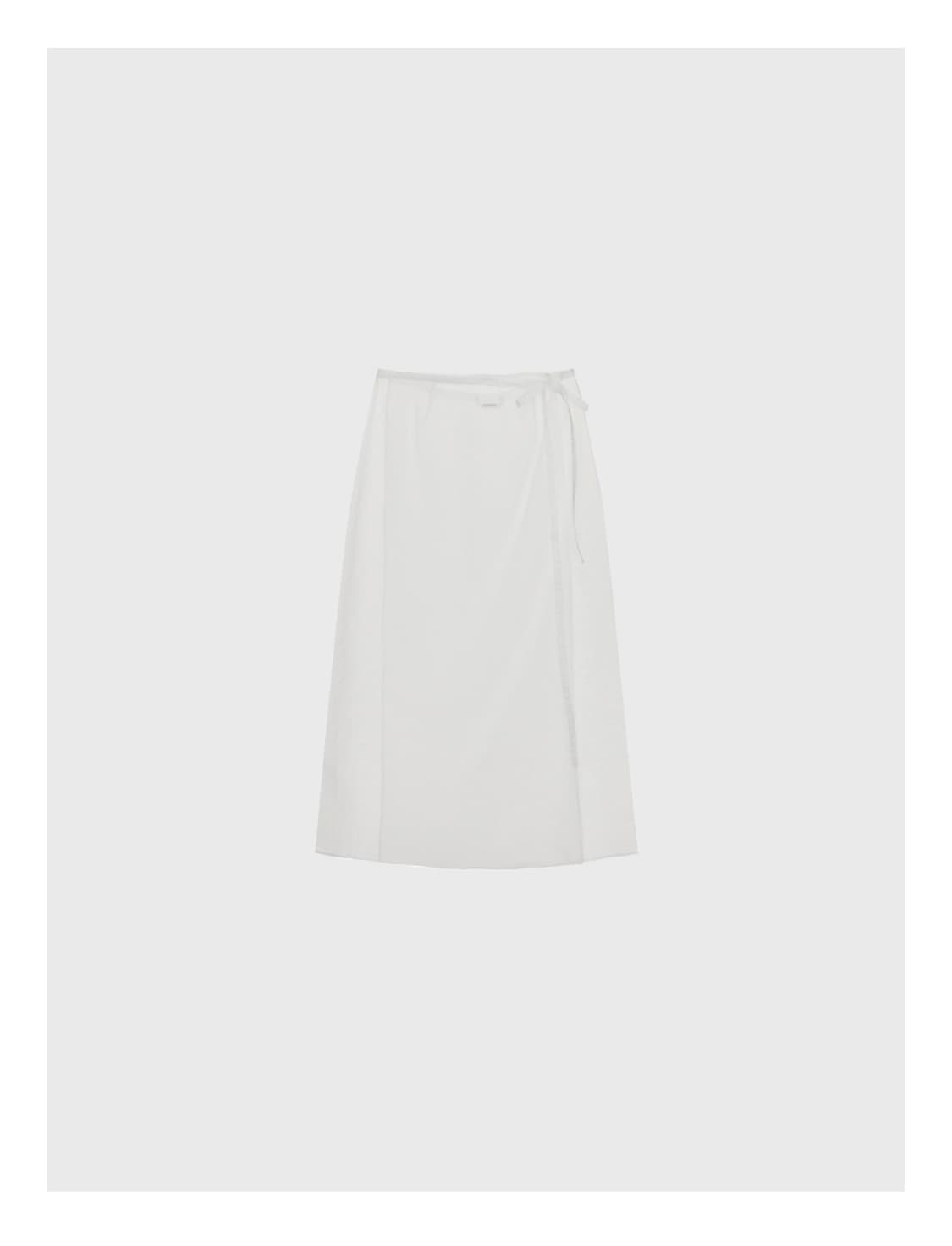 Monoha sheer wrap skirt 상품이미지1