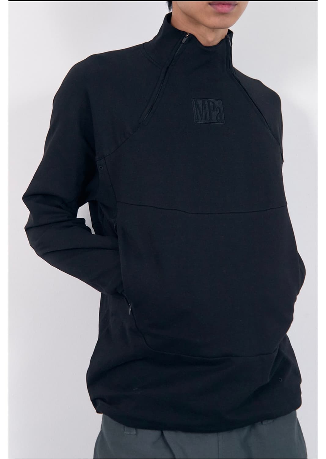 MPa SOFT-SHELL HALF ZIP (BLACK) 상품이미지1