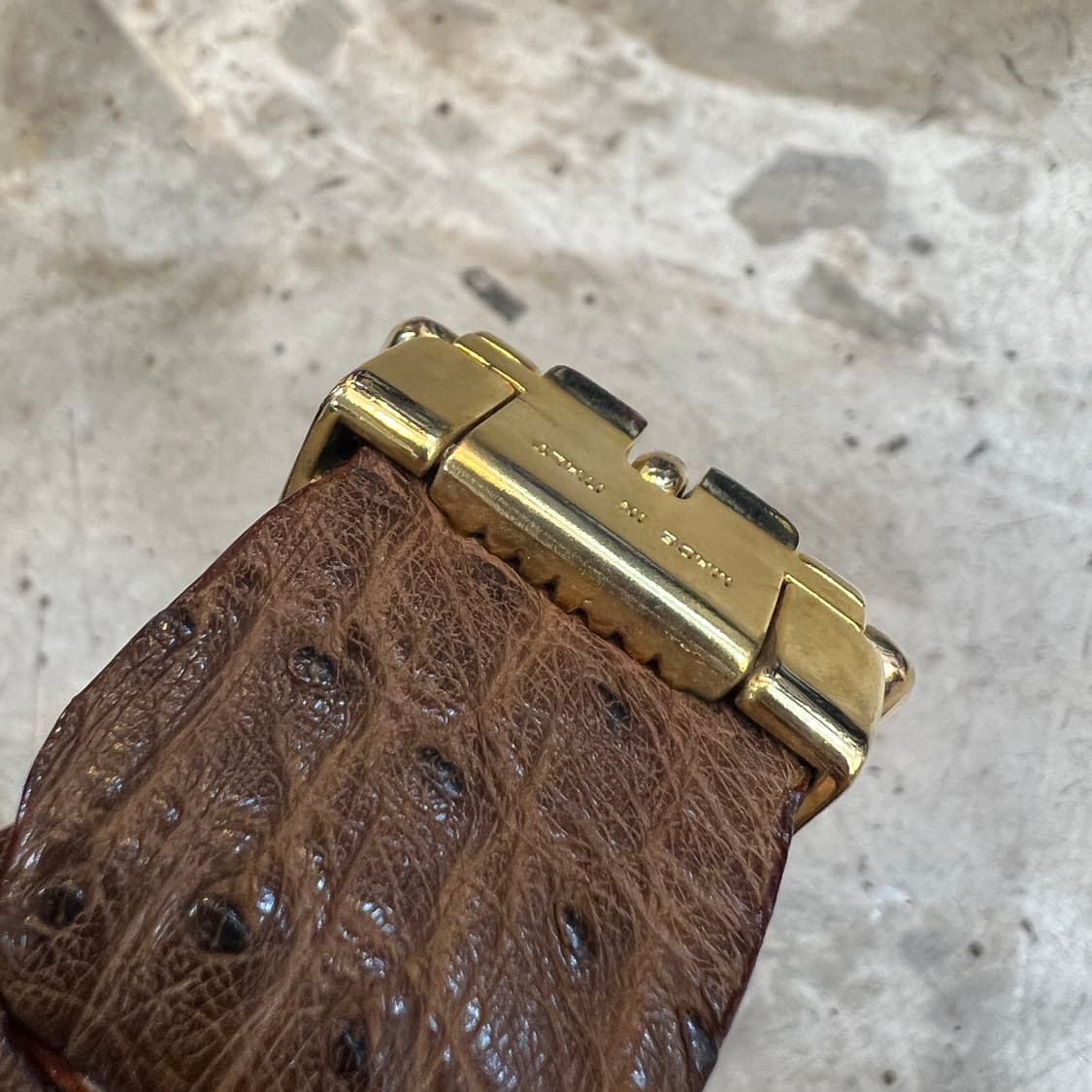 타조가죽 위빙 벨트 상품이미지9