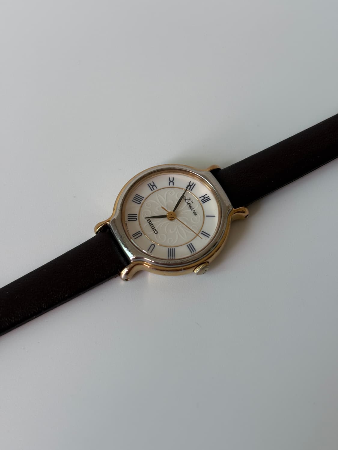 1990s Lespoir Silver Bezel Ladies Quartz 상품이미지3