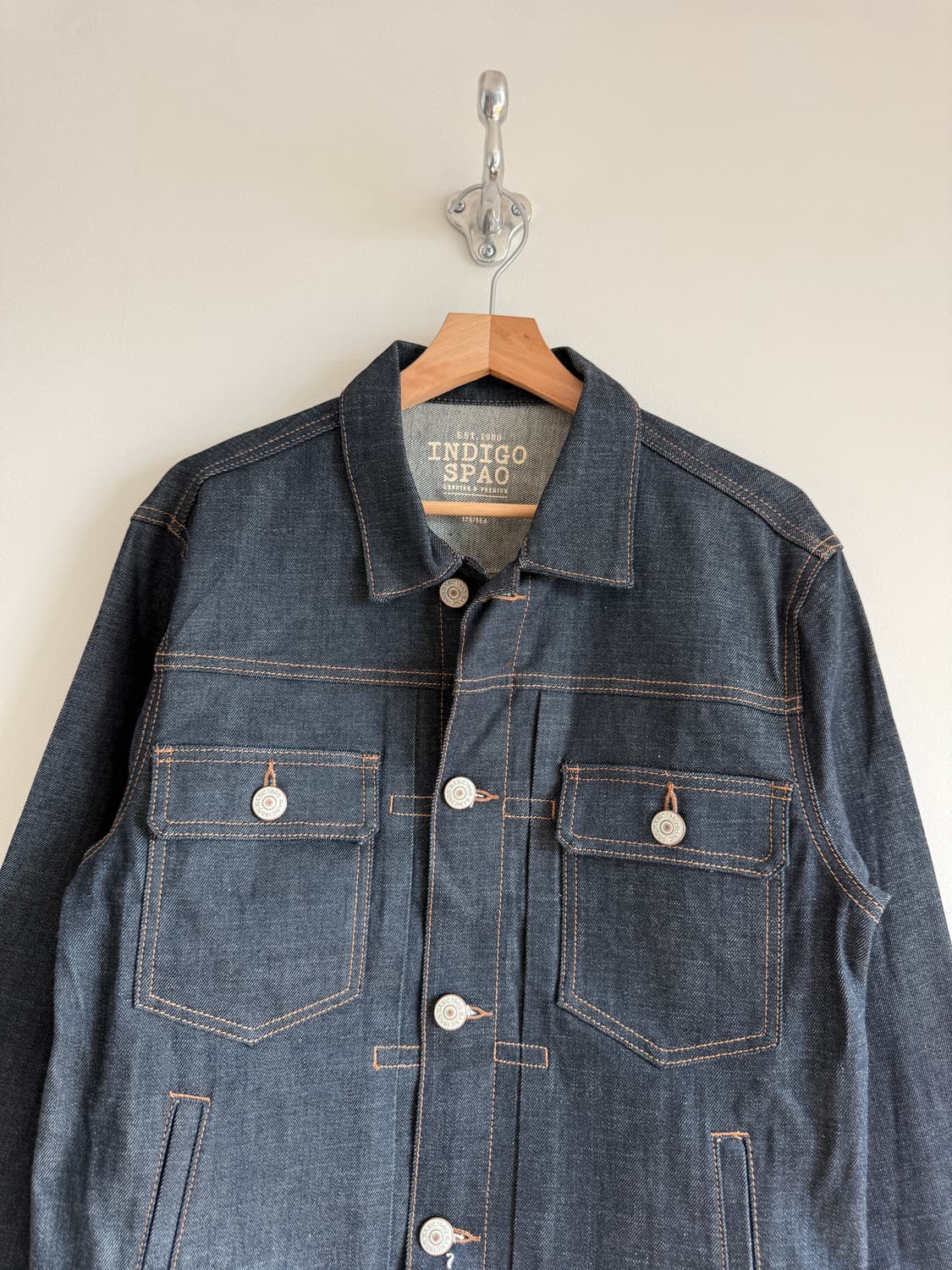 인디고 스파오(INDIGO SPAO) 셀비지 데님자켓 상품이미지2