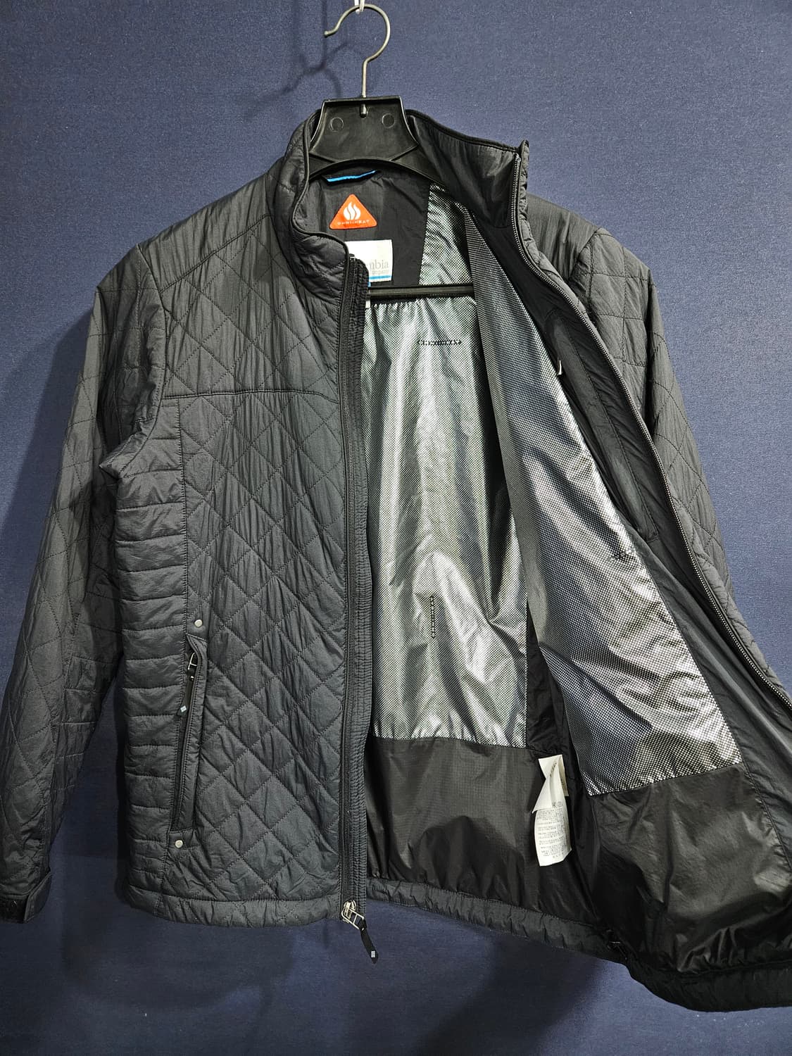 콜롬비아 옴니히트 다크그레이 남성 슬림핏 95 경량패딩  상품이미지8