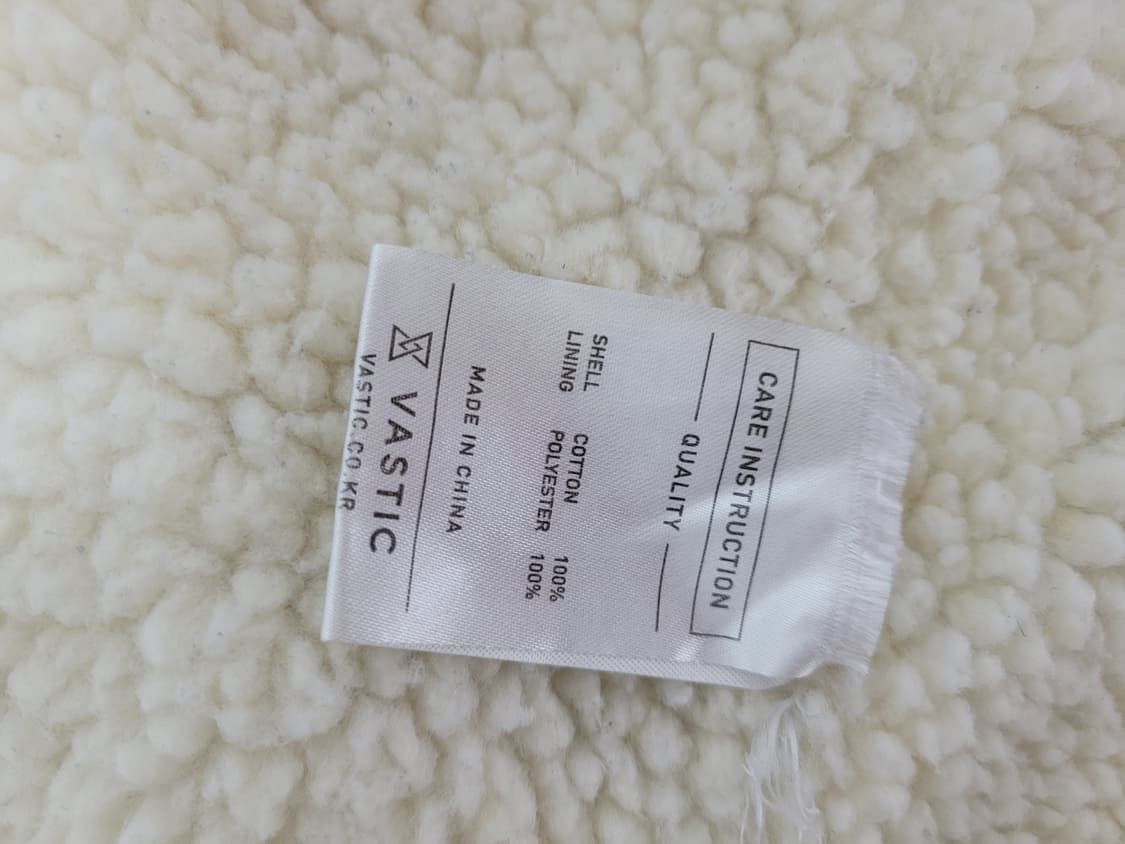 보아 퍼 트윌 코튼 셰르파 자켓_베이지 상품이미지4