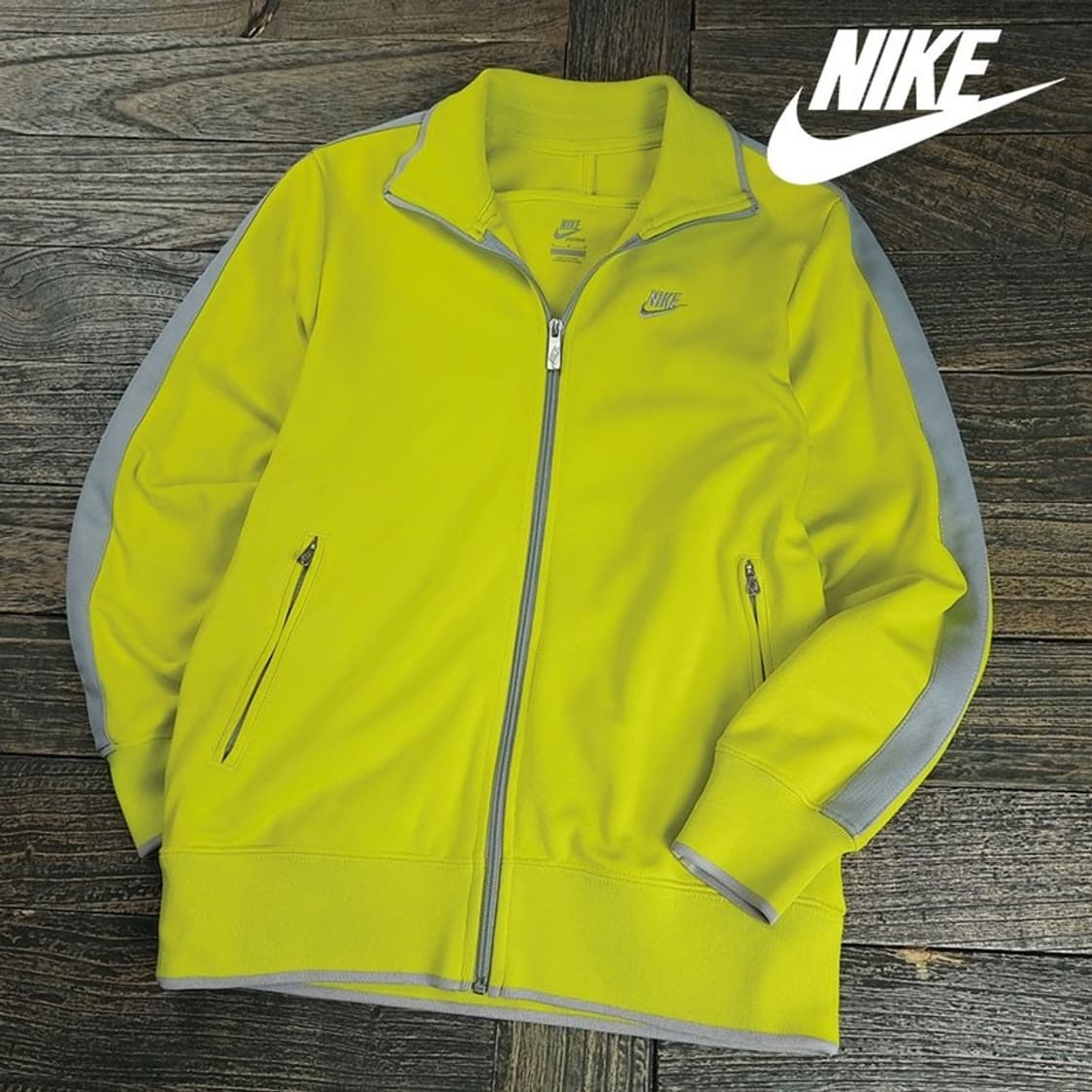 [나이키] 로고 자수 집업 져지 트랙탑 자켓 볼트 M19265 상품이미지1