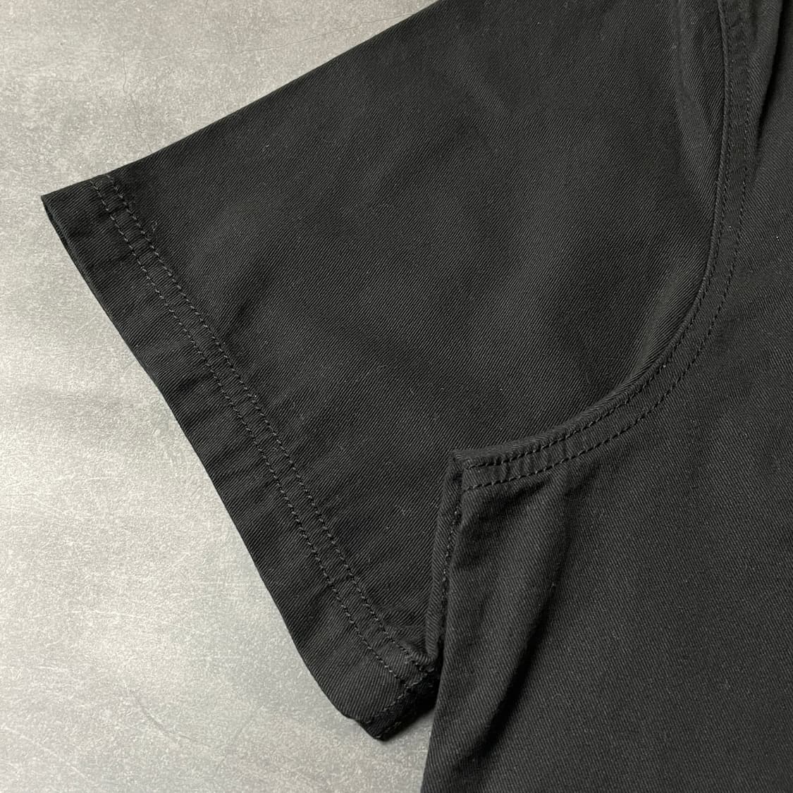 GEORGE 조지 빈티지 블랙 코튼 반팔 셔츠 A00755 상품이미지5