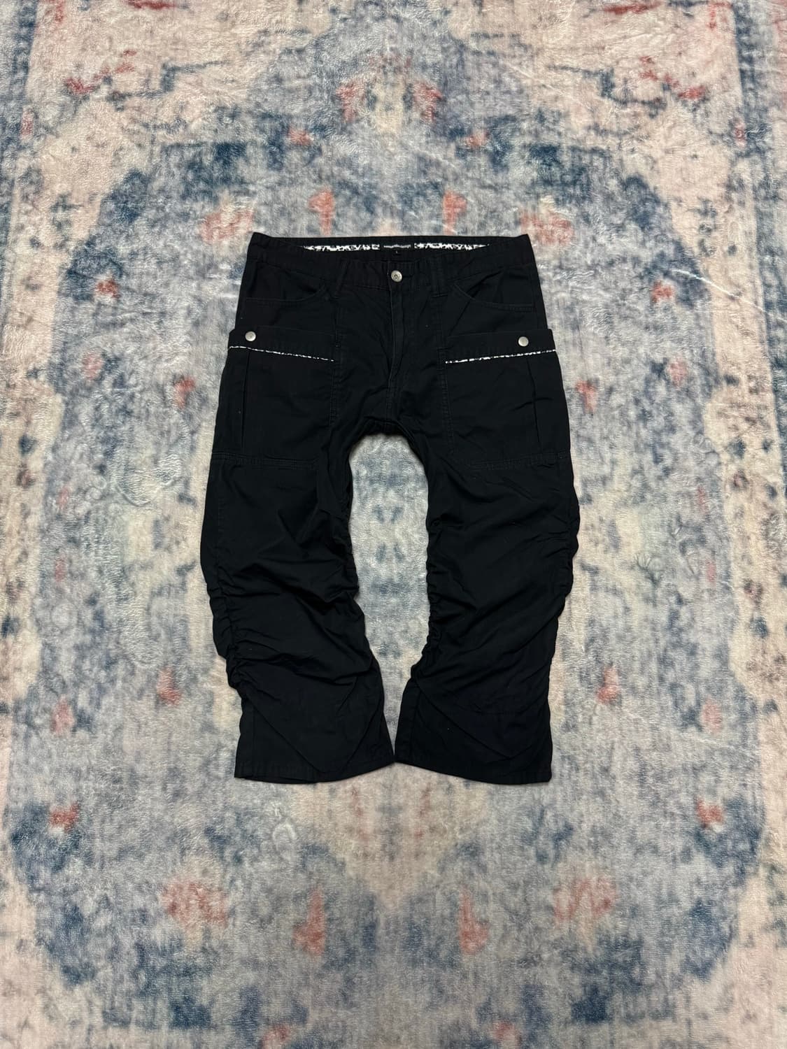Semantic design shirring cargo pants  상품이미지2