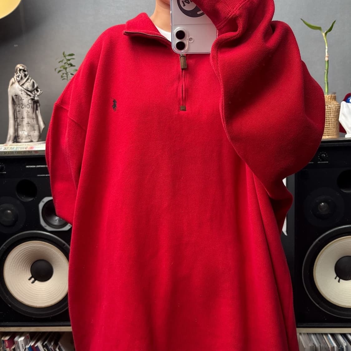 폴로 반집업니트 상품이미지1