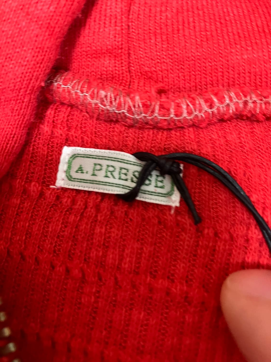 25aw 빈티지 스웻 후드집업 상품이미지4