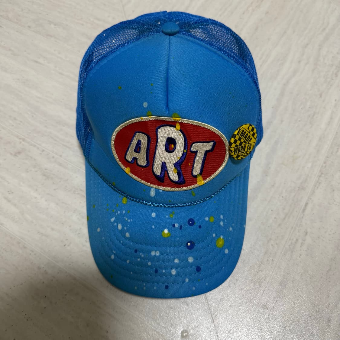 메이드원 ART 트러커캡 블루 상품이미지1