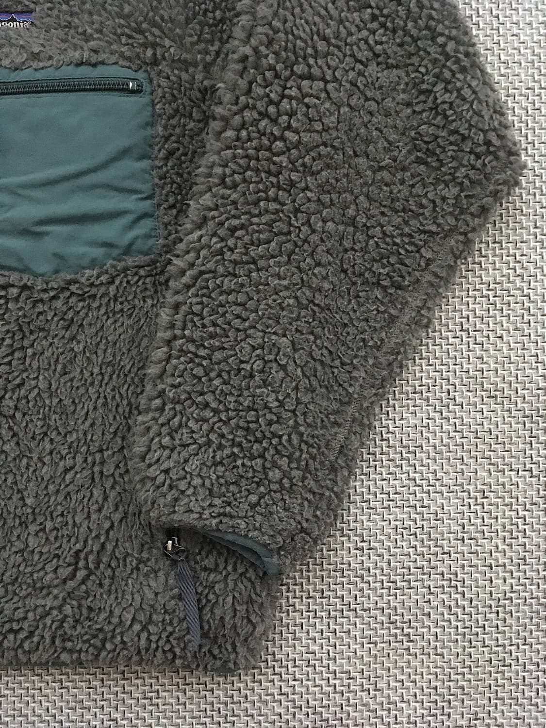 00s Asphalt grey classic retro deep pile 상품이미지5