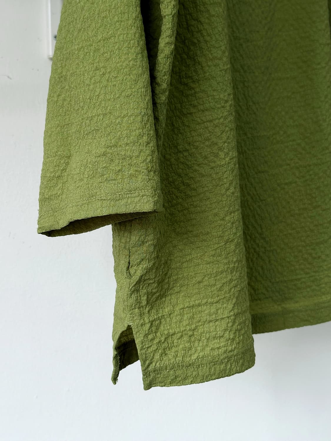 Natural volume fabric design neck top 상품이미지7