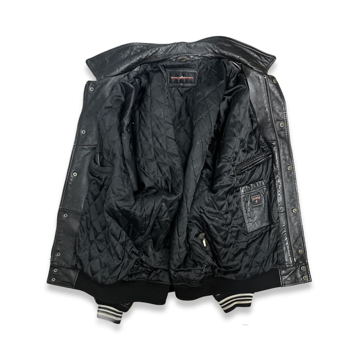 00s 로카웨어 레더 자켓 2XL 상품이미지3