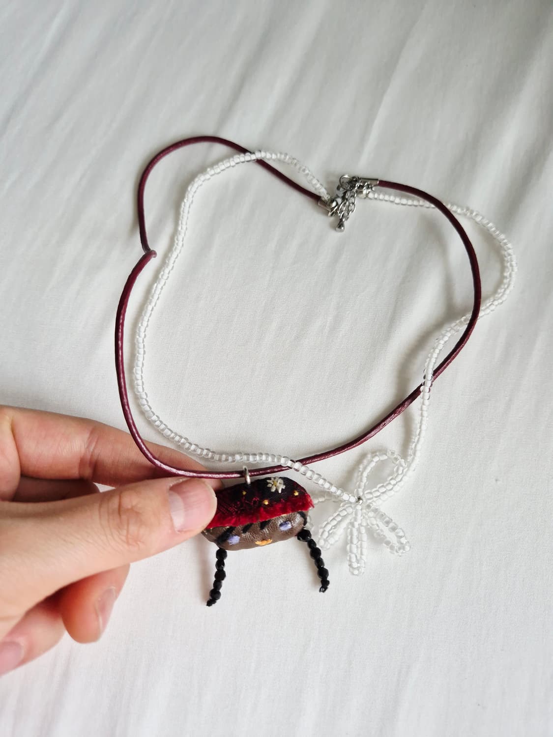 Fabric Doll Necklace 상품이미지1