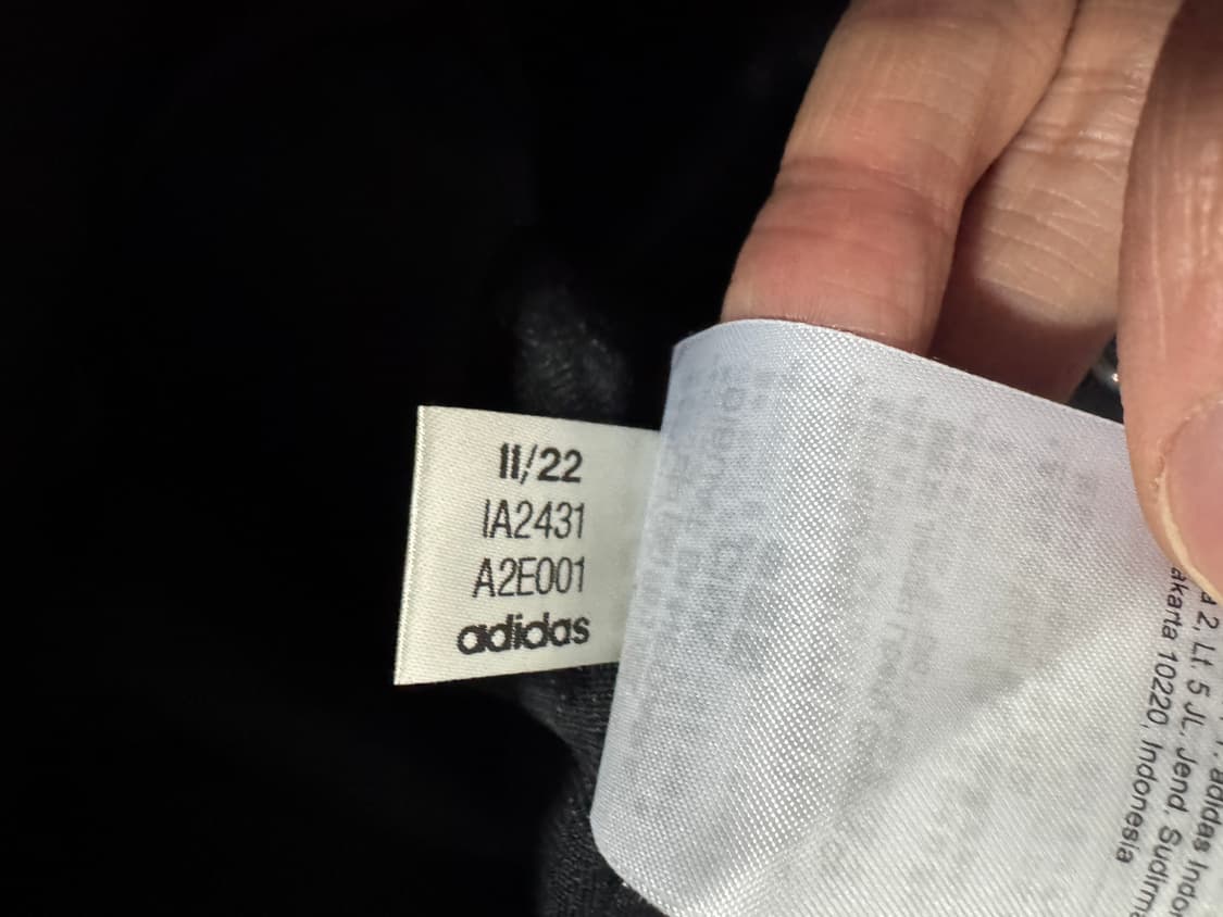 희귀!! 아디다스 파이어버드 22년도 트랙자켓 블랙 블루종 상품이미지5