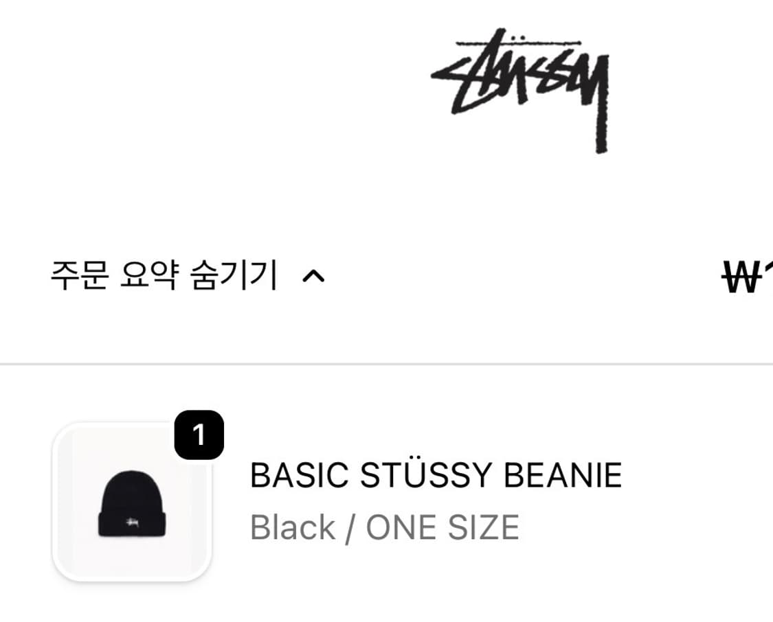 새상품)스투시 베이직 커프 비니 상품이미지3