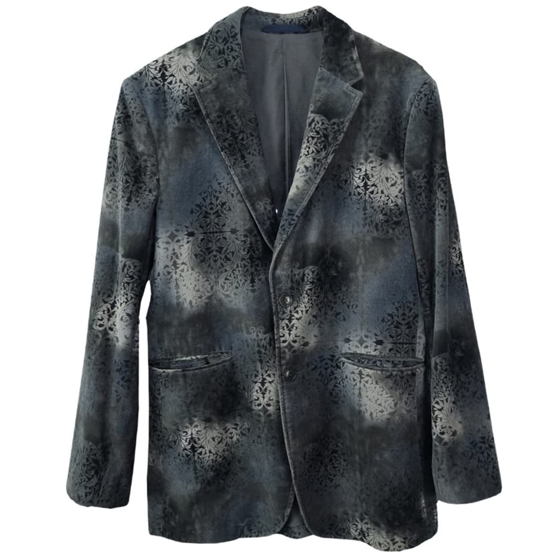 [겐조옴므] 90'S 아카이브 다마스크 자카드 벨벳 블레이저 P01460 상품이미지2