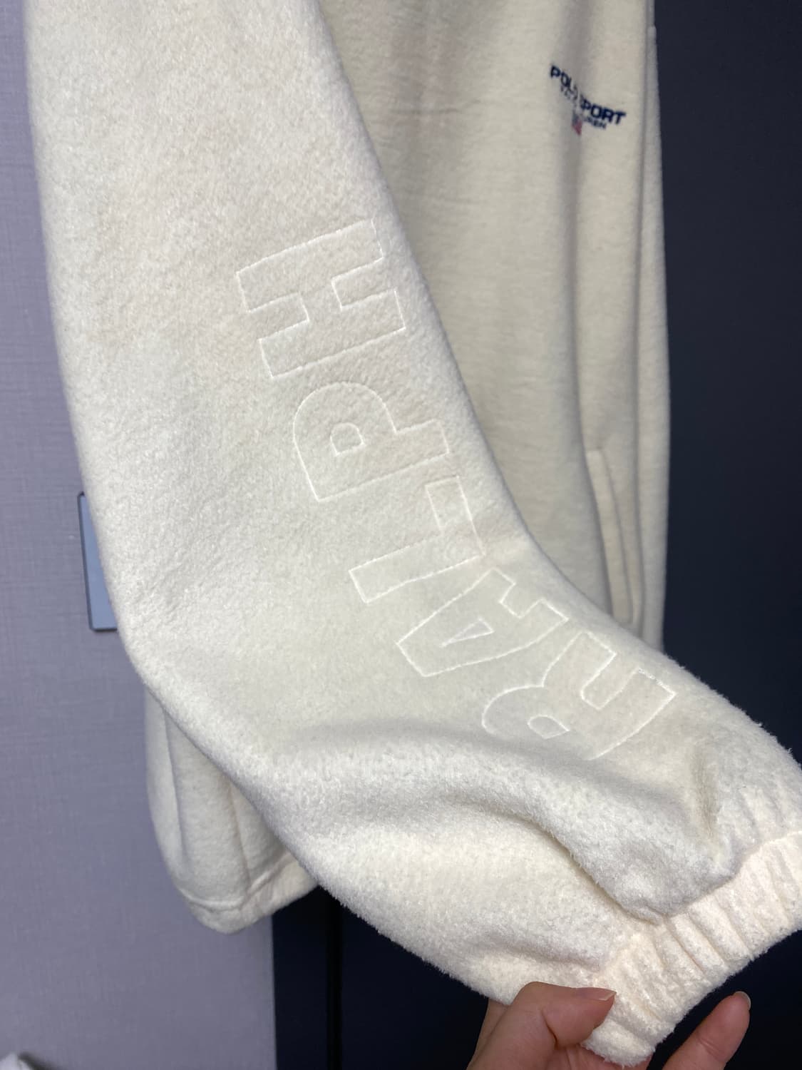 폴로스포츠 올드스쿨 아노락 후리스 상품이미지5