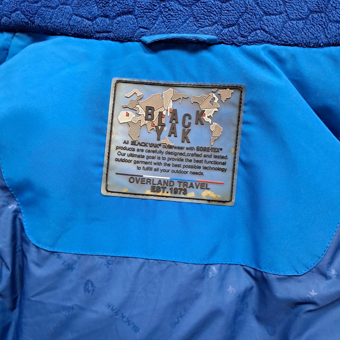 블랙야크 파란색 구스고어텍스 패딩 ,90 상품이미지8