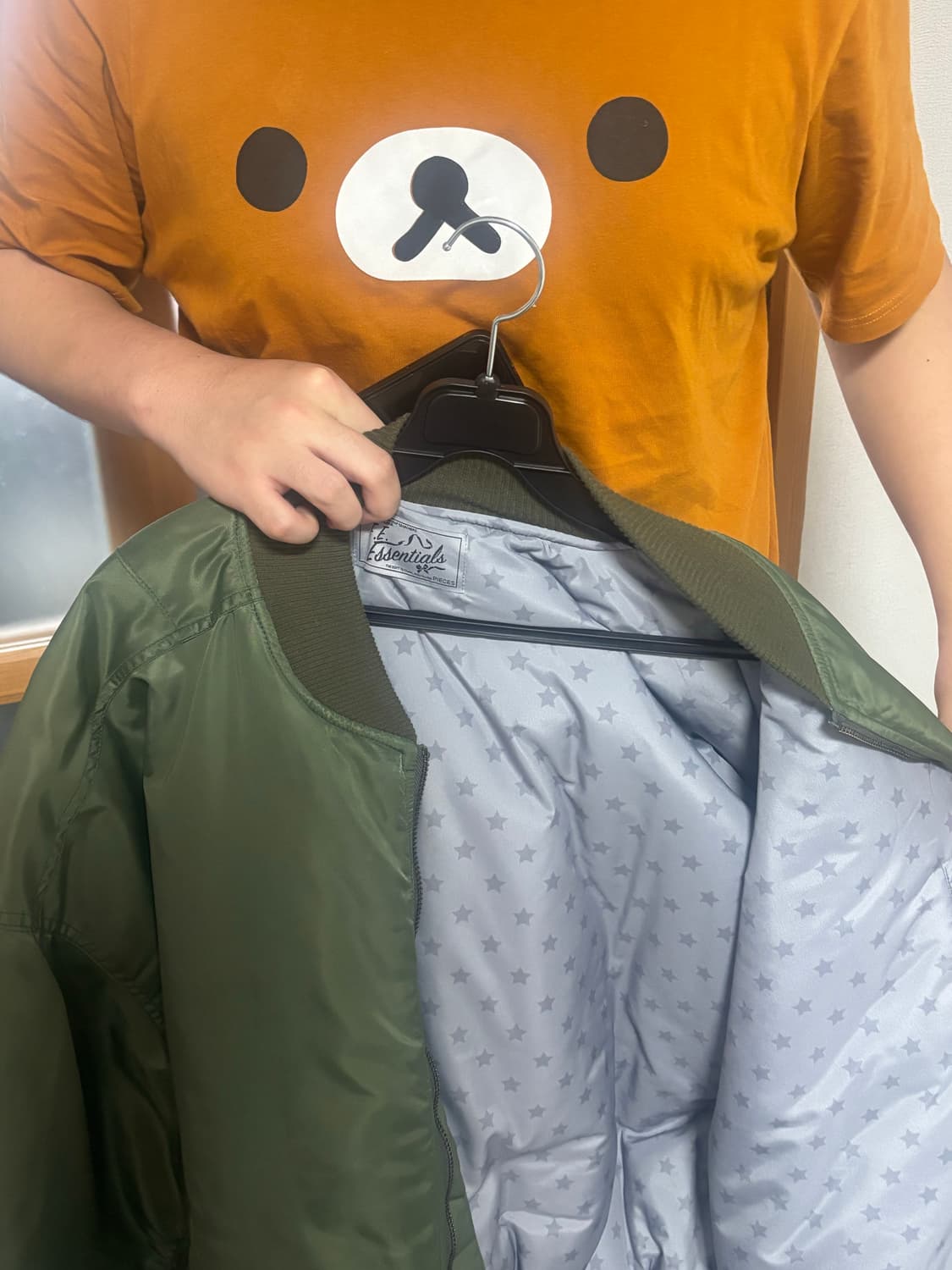 샵페어리 봄버 카키 상품이미지4