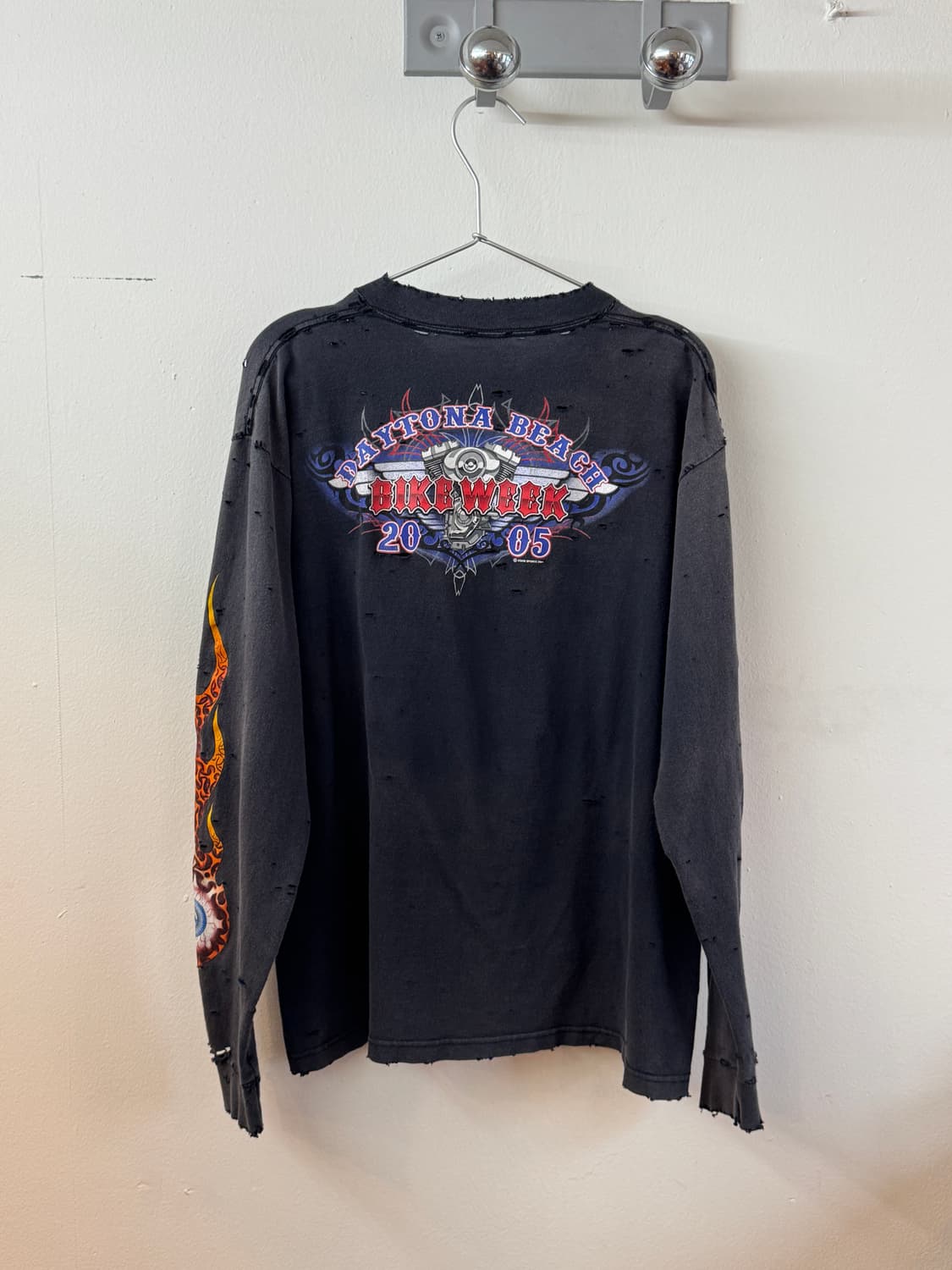 2005 bikeweek flame eyes long sleeve 상품이미지6