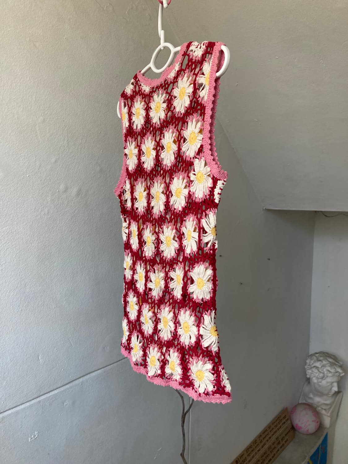 플라워 뜨개 레이스 니팅 베스트 상품이미지7