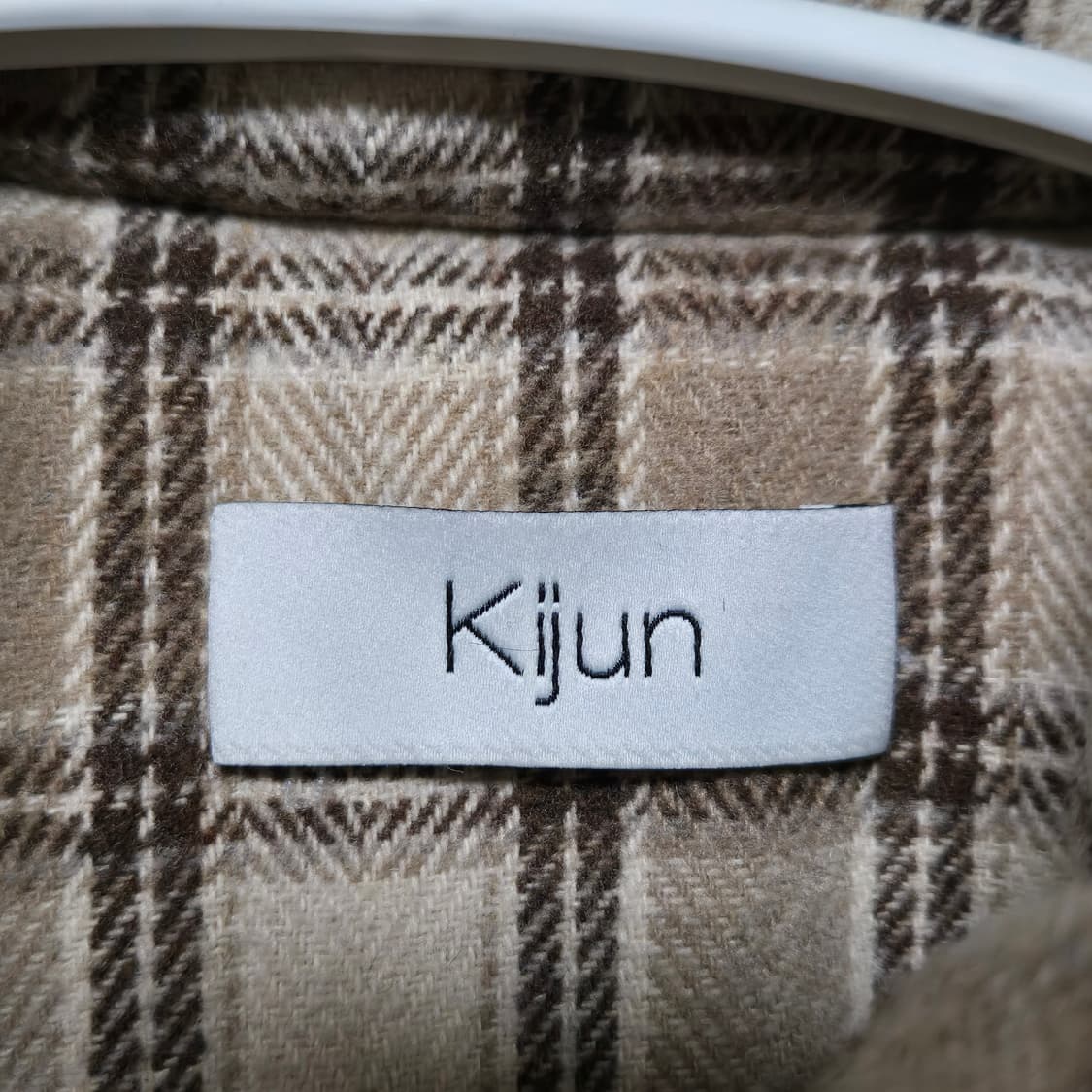 기준 2022 플로우 체크 덕다운 패딩 (에스파 윈터 착용) 상품이미지6