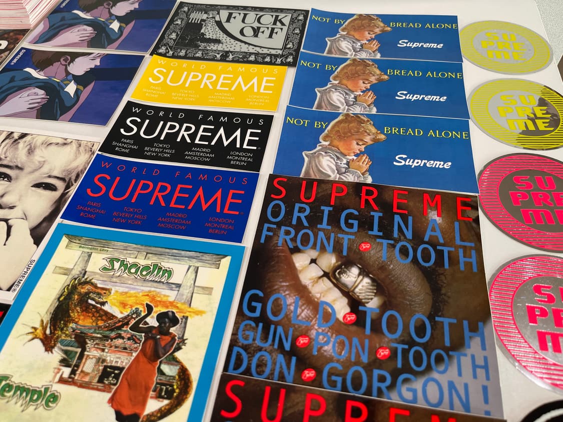 슈프림 외 브랜드 스티커 253장 일괄 세트 상품이미지3