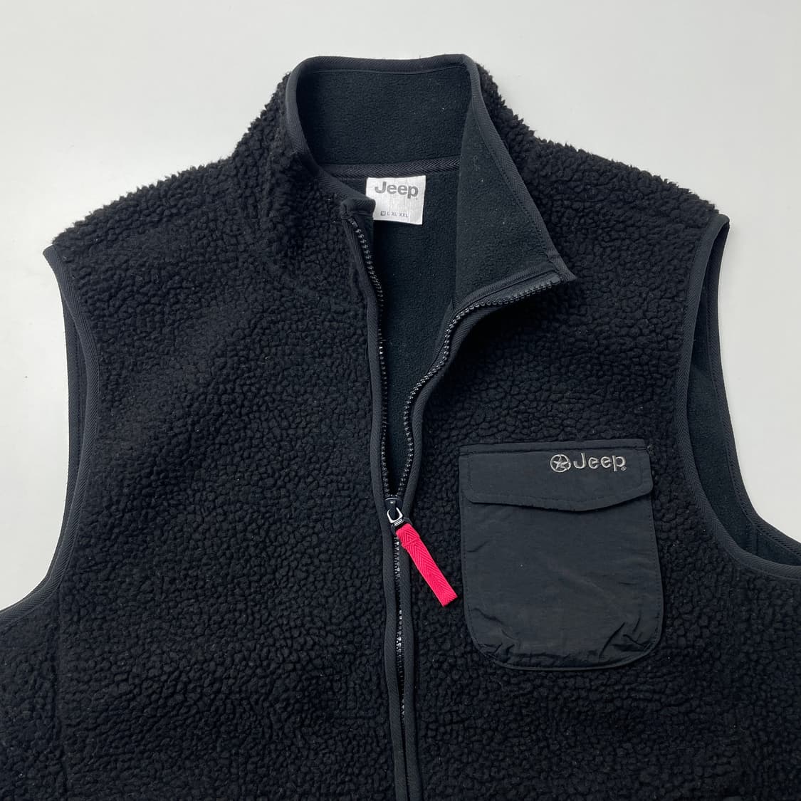 [중고] JEEP 후리스 조끼 뽀글이 베스트 M 상품이미지3