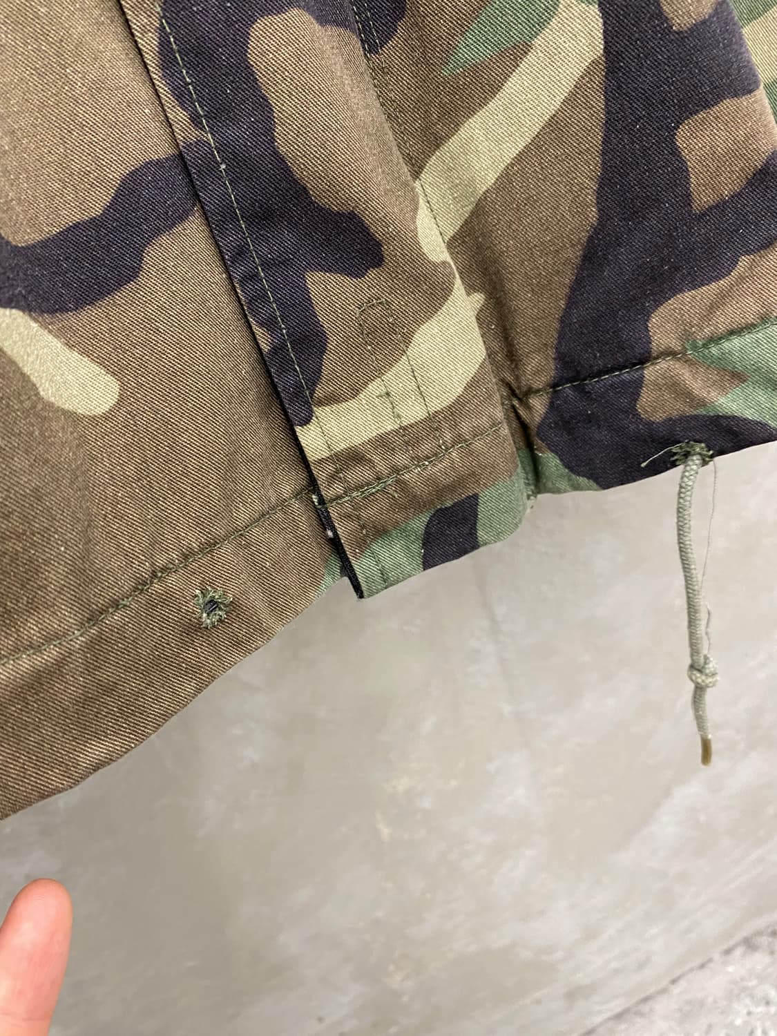 [US M] 80s U.S.ARMY 미군 케미컬 프로텍티브 우드랜드 자켓 상품이미지5