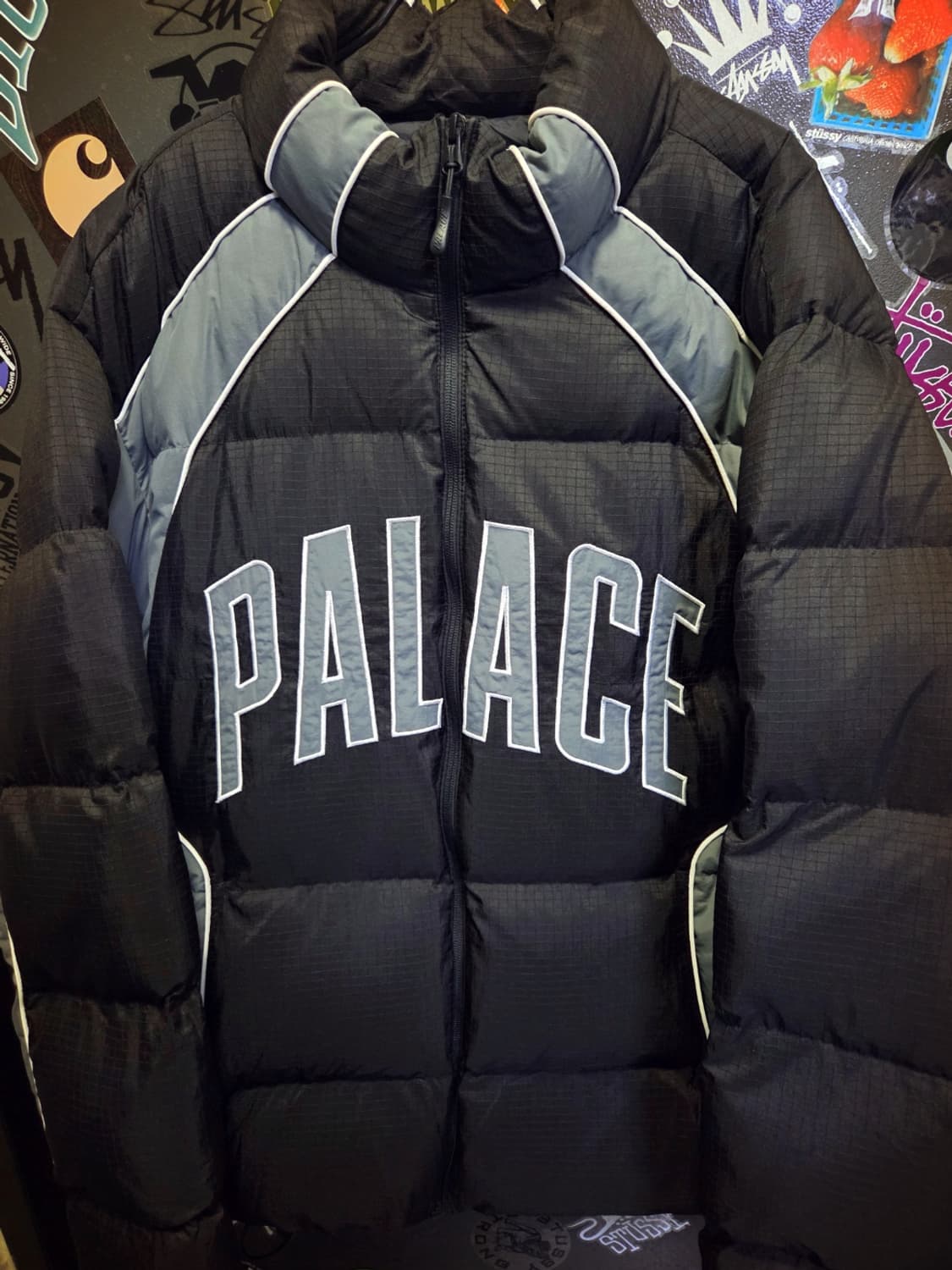 팔라스 패딩 스포츠 밋 푸퍼 블랙 콘크리트 그레이 L 상품이미지2