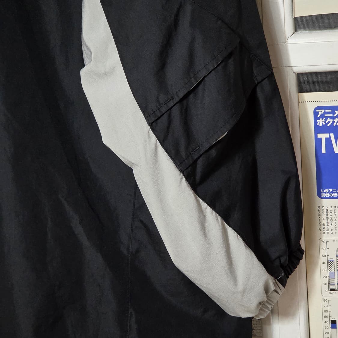 00S 나이키 블랙 올드스쿨 바람막이 자켓 상품이미지8