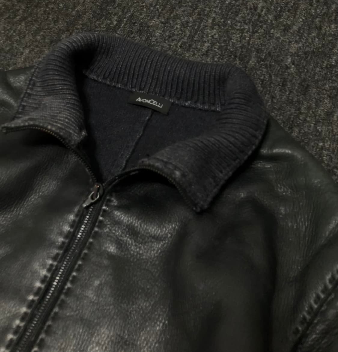 avoncelli leather jacket 상품이미지2