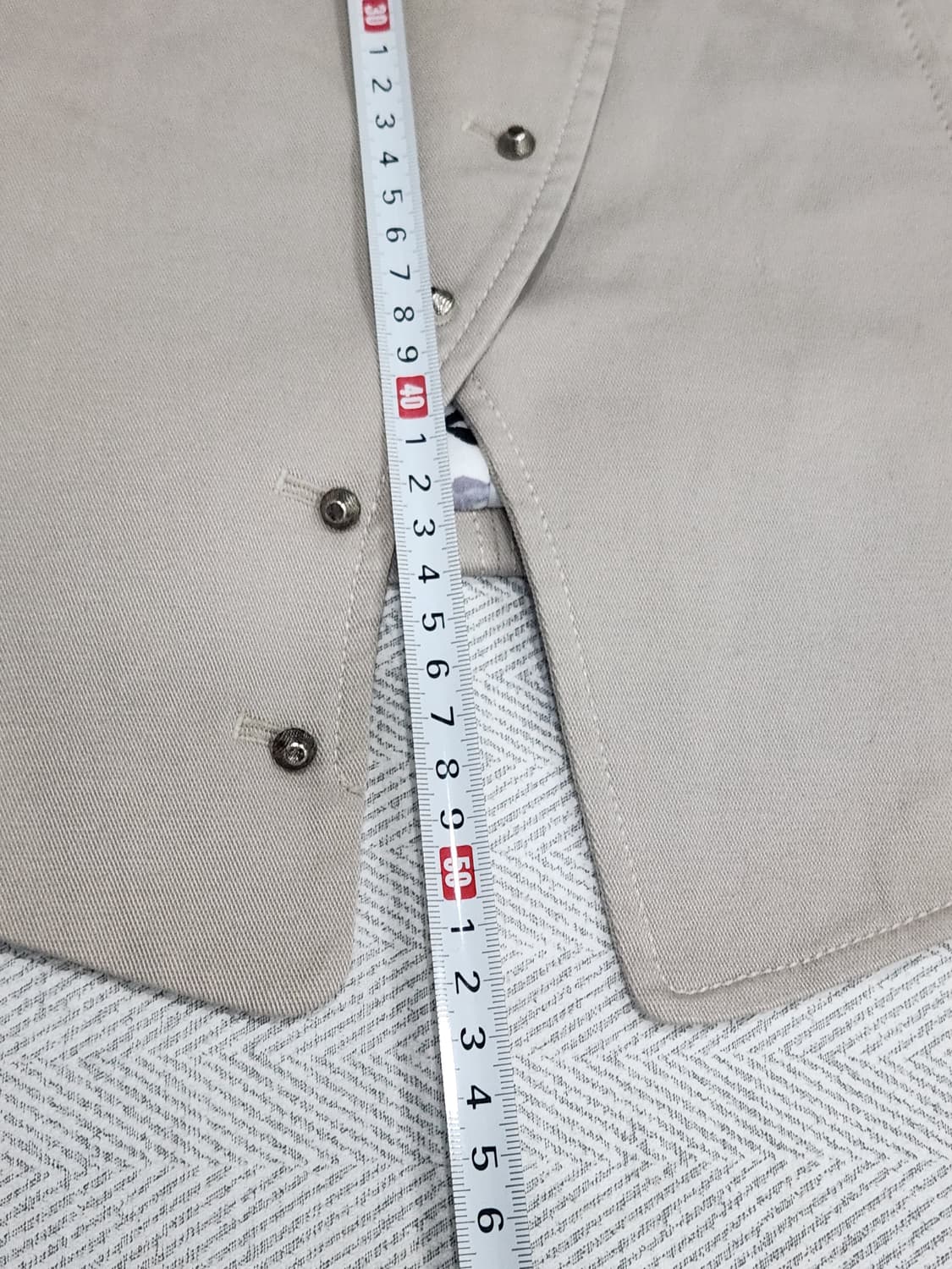 [55-66] 새상품 메긴나잇 언발란스 자켓 여성 55~66 상품이미지10