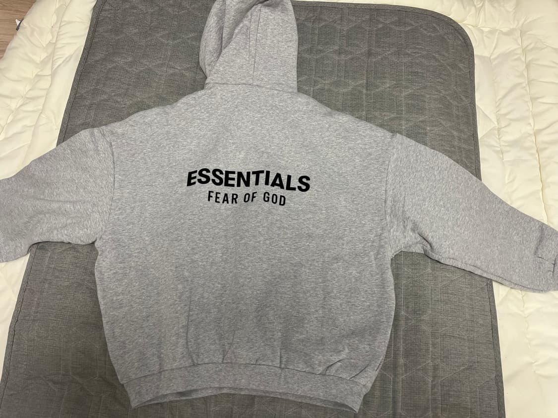 에센셜 Fear Of God 후드티 회색 24FW 상품이미지6