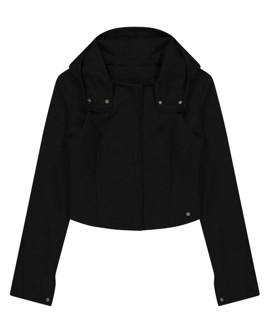 OJOS Layered Bolero Wool Jacket / Black 상품이미지1