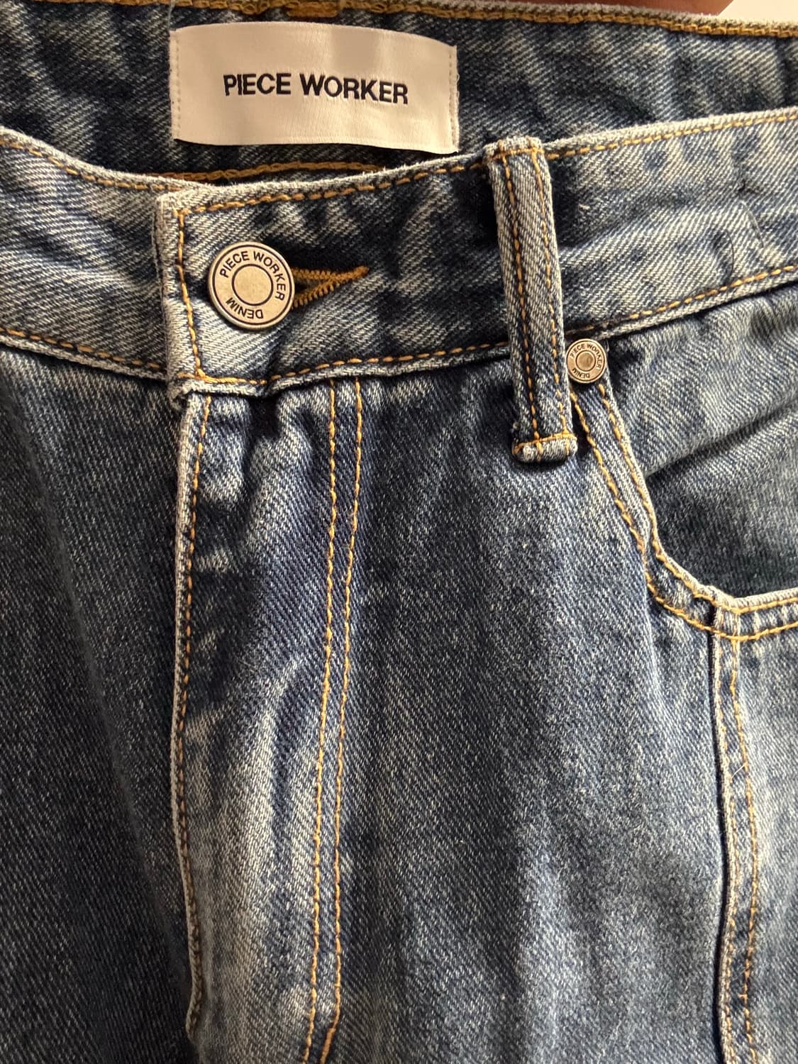 피스워커 페일 라이트닝 데님 팬츠 XL 상품이미지4