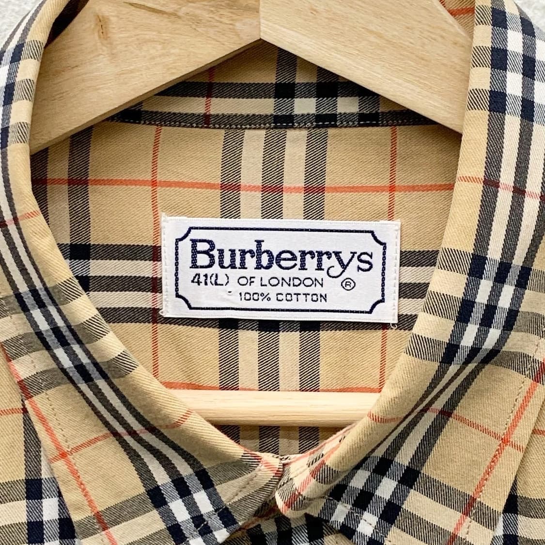 버버리 베이지 노바체크 셔츠 상품이미지5