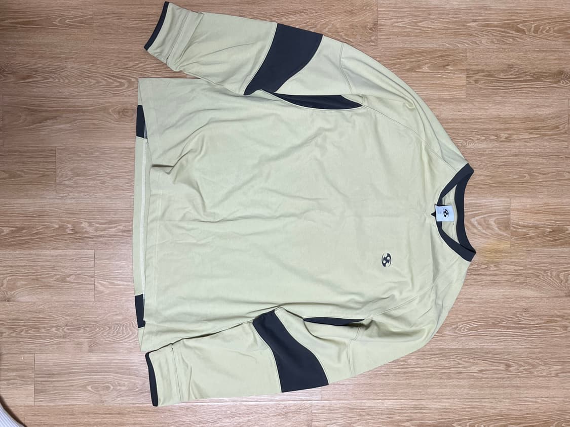 산산기어 파이핑 블락 롱슬리브 옐로우-24SS 상품이미지2