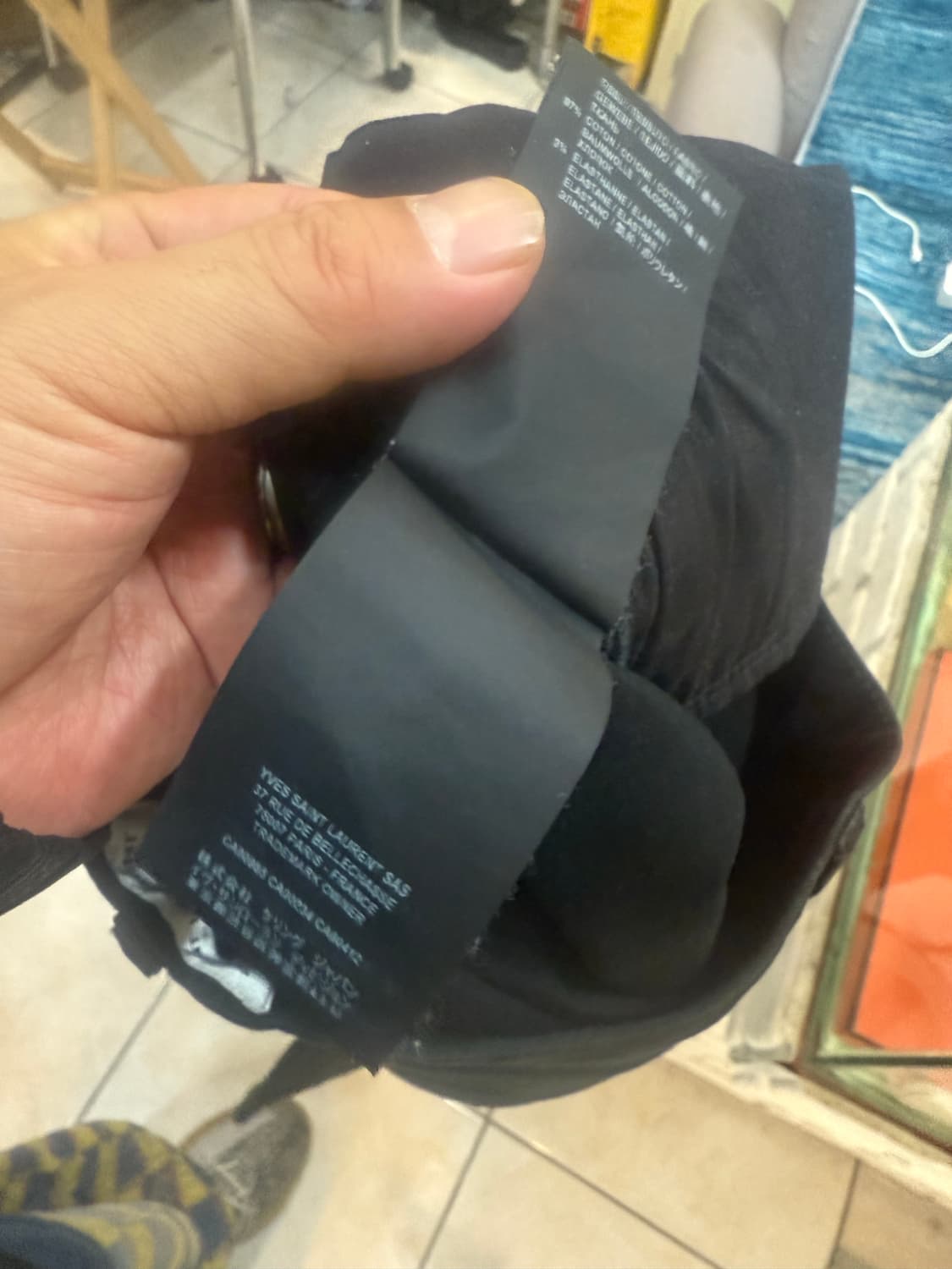 30 정품 생로랑 코튼바지 팝니다 상품이미지4