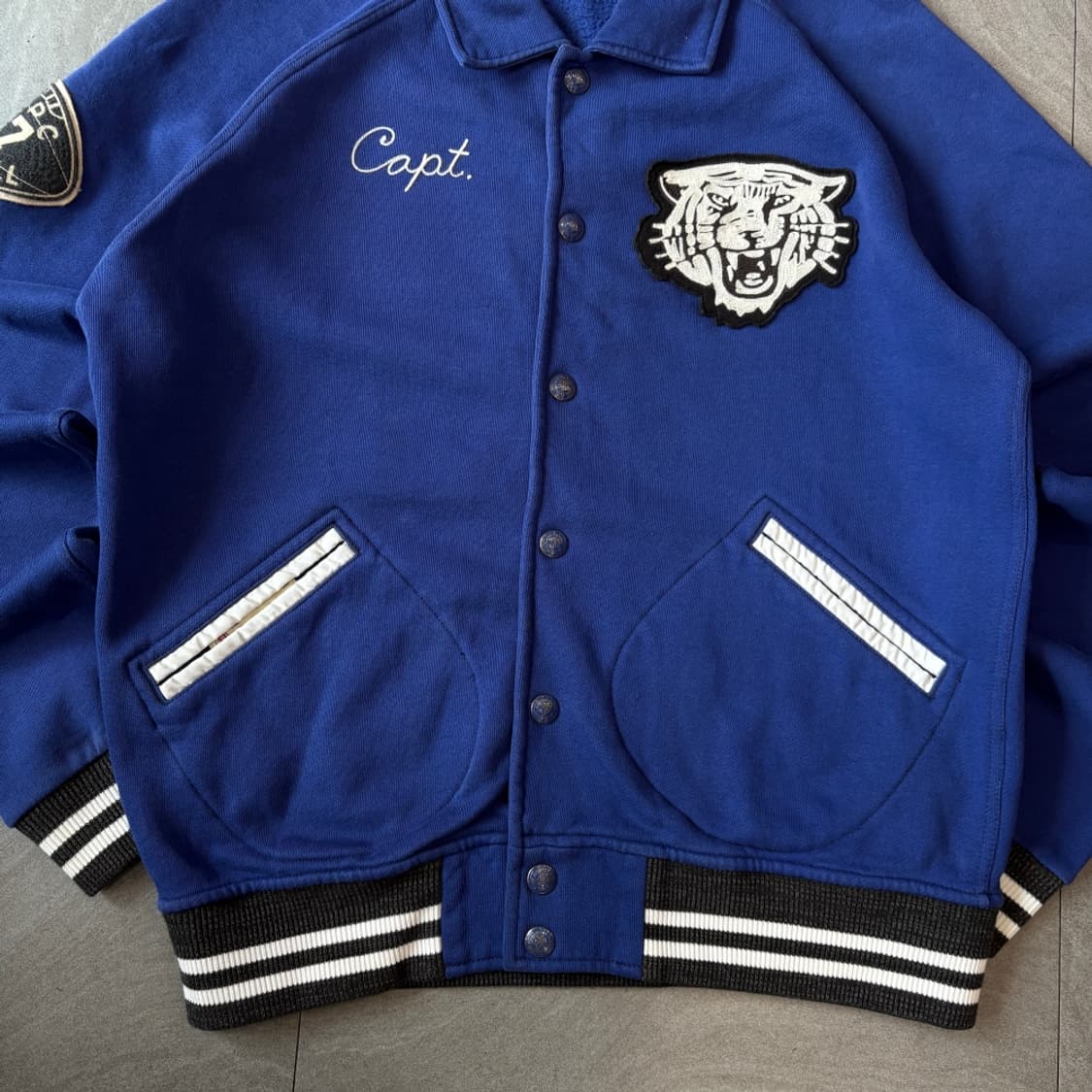 폴로 타이거 엠브로이드 스타디움 바시티 자켓  상품이미지3